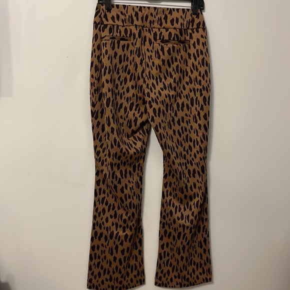 NWT New York & Co Leopard Print Pants Size XL Petite Comfy Stretch - Picture 4 of 8